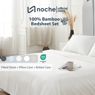 noche bamboo bedsheet set (w/o Quilt Cover) | 100% bamboo bedsheet | Cooling bamboo bedsheet set