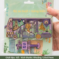 Magnet Hong Kong Victoria Golden Bauhinia Square Landmark Building Creative Cultural Tourism Fridge 