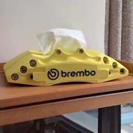 Brake Calipers Tissue Box Creative Car Modified Lovers Hand-Made Model Paper Box Cartoon Desktop Sma