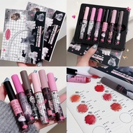 DaimAnpu Series Meow Star Lip Glaze Set Matte Velvet Mud Lipstick 6 Pieces Waterproof Makeup Holding