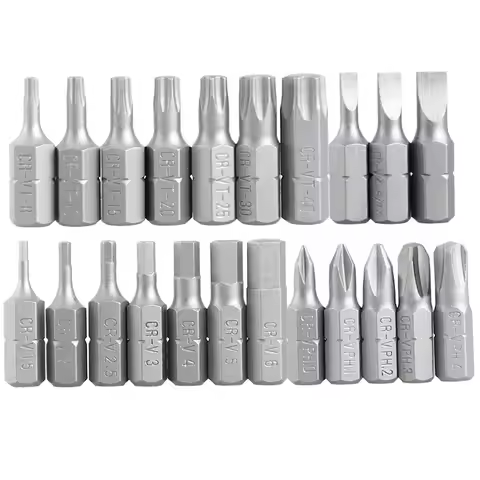 Screwdriver Bit Set 1/4 Hexagonal Screwdriver Head H1.5 H2 H3 H4 Screw Driver Bits for Home Hand Too
