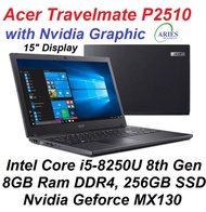REFURBISH GAMING LAPTOP ACER TRAVELMATE P2510 INTEL CORE i5-8250U 8TH GEN GAMING NOTEBOOK WITH NVIDI
