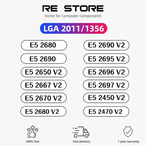 free shipping E5 2680 2690 2650 2667 2670 2680 2690 2695 2696 2697 2450 2470 V2 for lga 2011/1356 xe