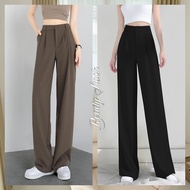 Ong pants for women new versatile slimming straight leg wide leg pants womens suit pants