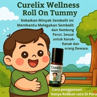Curelix Oil Melegakan Gastrik, Sembelit, Kembung Perut Untuk Bayi, Kanak-Kanak Dan Orang Dewasa[5ml]