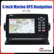 XF-520บูตระบบนำทาง GPS 5ทะเลนิ้วพร้อมจอแสดงผลแอลซีดีสี TFT IPX6บูตการ์ดถังน้ำสำหรับอุปกรณ์เสริมเรือท