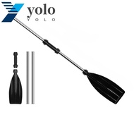 YOLO Boat Oars, Aluminum Alloy Portable Kayak Paddles, Recreational Thicken Detachable Durable Fishing Boat Pulp Outdoor