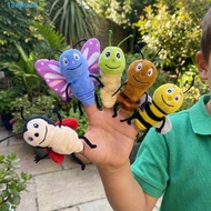 EPOCH Insect Series Puppets, Cartoon Educational Animal Finger Puppets, Tell Story Role Play 9cm Sto