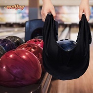 YOLANDA Bowling Ball Cleaning Bag, Black Color High Elasticity Bowling Carry Bag, Storage Bag Super 