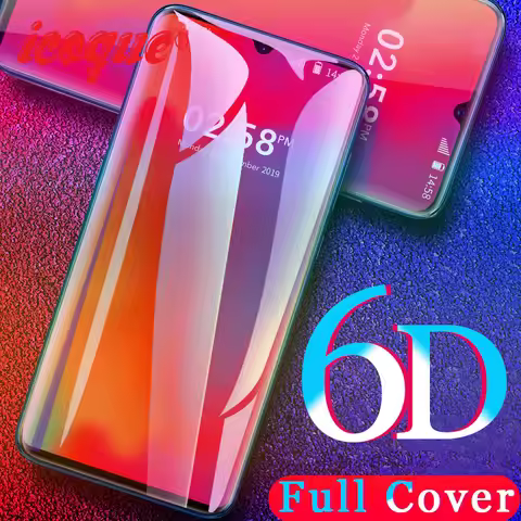 6D Tempered Glass for Huawei P40 Lite P30 P50 P60 Pro Nova Y61 10z 9z Y90 Y70 7i Honor 20 Pro Play 6