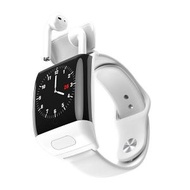 JK KOREA - 智能手環藍牙耳機二合一運動手錶(白色)J0703
