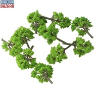 [BUBL] 10Pcs 4CM Model Trees Railroad Diorama Mini Scenery Plastic Scale Scene