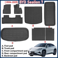 Byd Sealion 7 Car Floor Mats - 3D Car Floor Trays Cushion - TPE XPE Material - Waterproof & Anti-sli