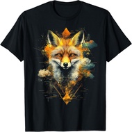 Fox Animal Graphic Artwork Fox T-Shirt
