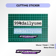 STICKER STIKER 99%DAILYUSE 99 DAILYUSE 12CM