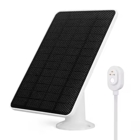 10W IP Security Camera Charger with Charging Cable Monocrystalline Solar Panel Charger for Arlo Ultr