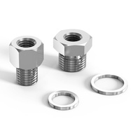 Bevinsee LS Swap Oil Pressure Sensor Adapter & Cooling Agent Temp Sensor M16 M12 x 1.5 to 1/8 NPT St