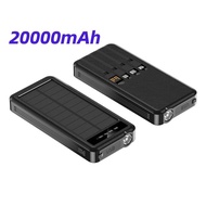 🌞 𝓝𝓔𝓦 ⚡Powerbank 50000mah tenaga surya power bank 2USB power bank original asil power bank awet taha
