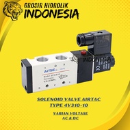 SOLENOID VALVE 4V310-10 SELENOID VALVE AIRTAC TYPE 4V310-10 AC220 / DC24