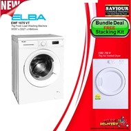 BUNDLE DEAL - ELBA EWF1075VT 7kg Front Load Washing Machine + ELBA EBD750V 7kg Air Vented Dryer - FR