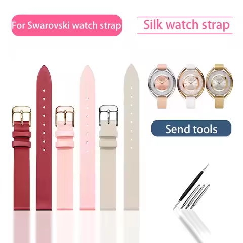 10/12/13/14/15/16/17/18/19/20mm ultra-thin Silky leather watch strap for Omega Swarovski PIAGET VC W