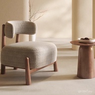 Silent Style Modern Simple Household B & B Hotel Leisure Sofa Chair Minimalist Solid Wood Living Roo