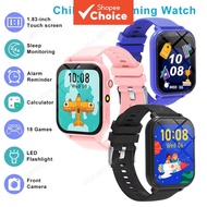 LED Children's Gaming Watch 18 Games Alarm Clock Calculator Sleep Monitoring Kids Smart Watch With C