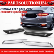 HONDA CITY GM6 2017-2020 REFLECTOR REAR BUMPER REFLECTOR LED LIGHT&RUNNING SIGNAL (ALBINO WHITE)