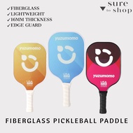 Set Raket Pickleball Pemula YUZUMOMO Pickleball Paddle 16mm Fiberglass Material Pickleball Paddle Se