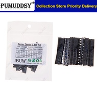 150PCS 15Values 0.5W Zener Diode Kit 3V-24V 1N4148 SOD123 for Voltage Regulation Projects