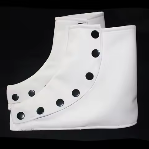 Shoes Boots White spats cover Michael Jackson Performance Smooth Criminal Show Party Customes