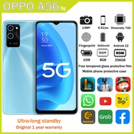Original oppo A56 5G phone hp RAM 8GB + ROM 256GB 6.51 inch 5000mAh 50MP Android 12 1 year warranty
