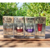 Olay Eye cream ครีมบำรุงรอบดวงตา 15 ml.[ 4 สูตร : Collagen Peptide24 , Retinol24 , Ultimate Eye Crea