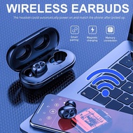 SG Home Mall B5 Airdots blackdots TWS Bluetooth Wireless Earphone 5.0 Touch Control Waterproof 9D St