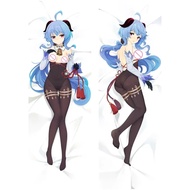 Hot Game Genshin Impact Paimon Dakimakura Hing Body Character Ganyu Lise Cosplay Pillowcase Anime Pi