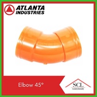⚓ → ◧ ✈ ATLANTA PVC Orange Pipe Fittings (Elbow, Wye, Tee, Cleanout Plug) 2"