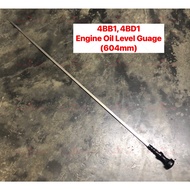4BD1 ENGINE OIL LEVEL GUAGE,OIL STICK 604mm.4BD1-T,4BB1.UH04-7,EX100-1,EX120-1 OIL GUAGE