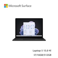 Microsoft微軟 Surface Laptop 5 15.0吋 i7 / 512GB / 16GB RAM 手提電腦 (黑色) 預計30天内發貨 -