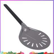 Turning Pizza Peel with 8 inch Aluminum Round Pizza Paddle, 23.6 inch Overall, Outdoor Pizza Oven Ac