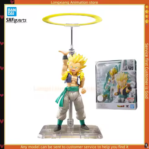 24-hour Shipment Bandai SHF Dragon Ball Series Gotenks Moving Model Gift Collection