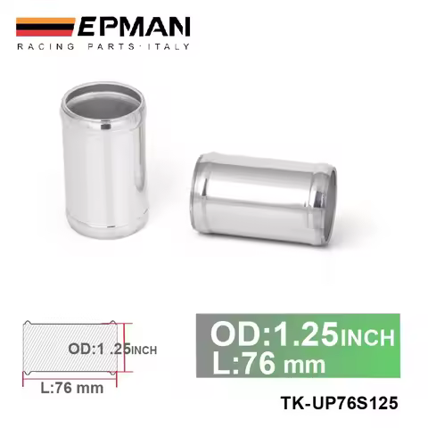 1.25" OD X 3" LONG ALUMINUM RACING INTAKE/TURBO INTERCOOLER PIPE/HOSE JOINER PIPE For Audi TT S3 A3 