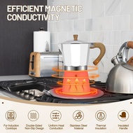 Induction Cooker Adapter Plate 13cm/5.1inch Stainless Steel Heat Sink for Aluminum & Stainless Moka 