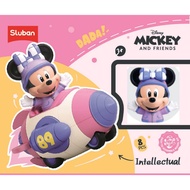 Sluban Bricks Minnie's Assembled Friction Rocket 8Pcs M38-LS019 Girls' Building Blocks Toys