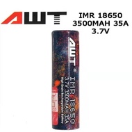 AWT 18650 3500mAh 35A Rainbow battery for Li-ion battery