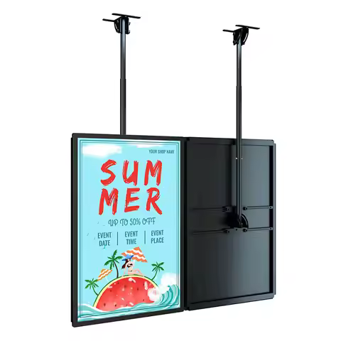 50x70cm 19.6x27.5in led menu board hanging fastfood restaurant menu board acrylic