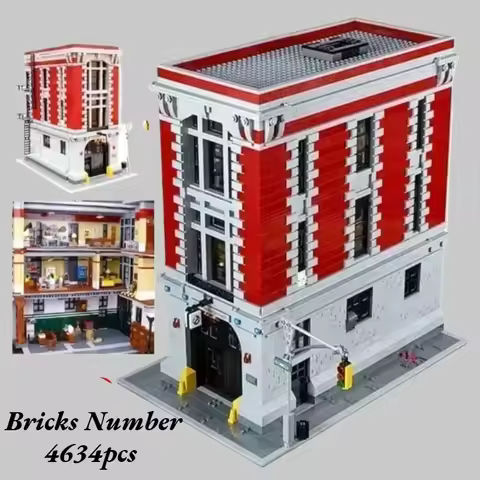 NEW Ghostbusters Firehouse 75827 16001 83001 Headquarters Building Blocks Bricks Kit Compatible 7582