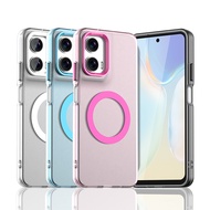 Casing for Motorola Moto G35 5G G 35 35G MotoG35 Phone Case Wireless Charging Car Magnetic Holder Ca