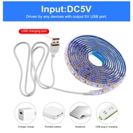 UV LED Strip Light 5V DC 2835 0.5M 1M 2M Waterproof Purple Ribbon Ultraviolet USB Rope Tape f DJ Flu