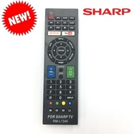 SHARP Smart รีโมทคอนล RM-l1346ไม่มีกล่องราคาถูก Remote Control GB234WJSA For SHARP LCD LED TV with NETFLIX YouTube LC-32M3H LC-40M3H LC-42D65H Fernbedienung