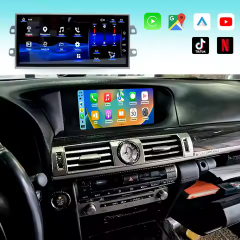 12.3 Inch 1920*720 Qled Screen Car Android13 Auto Multimedia Video Player Carplay For Lexus LS460 LS